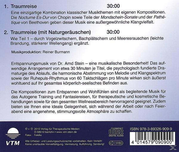 Stein Arnd - Traumreise - Sanfte Musik zum Entspannen und Wohlfühlen  - (CD)