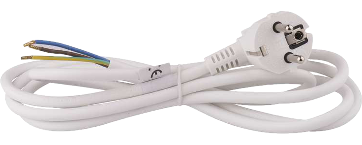 EMOS S14313 FLEXO 3X1,0 H05VV-F 3m fehér szerelt kábel