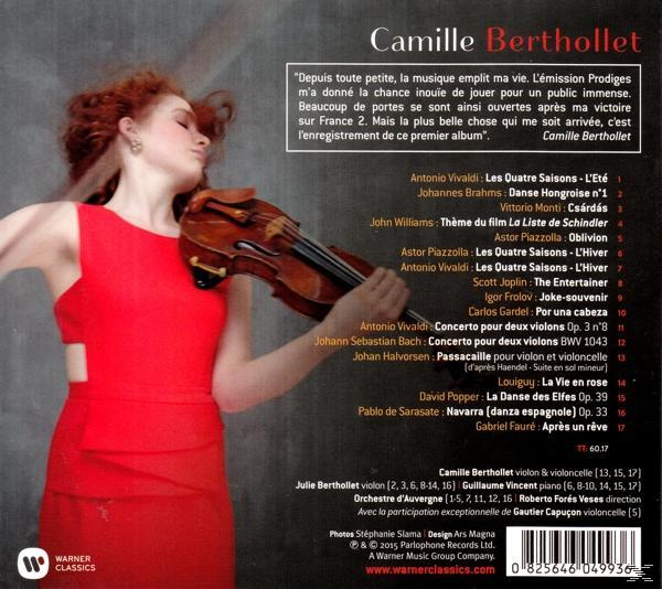 Camille Berthollet - Prodiges (CD)