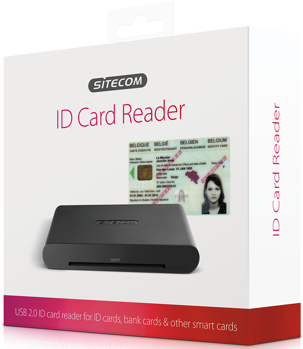 SITECOM Lecteur de carte d'identité USB 2.0 (MD-064)