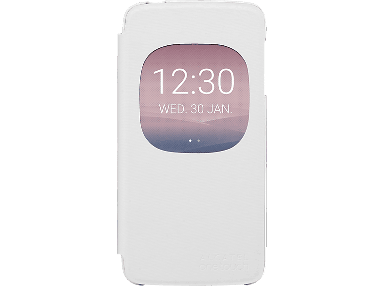 ALCATEL Flip Alcatel, 3 Touch 4.7, Weiß Cover, Idol AF6039, One