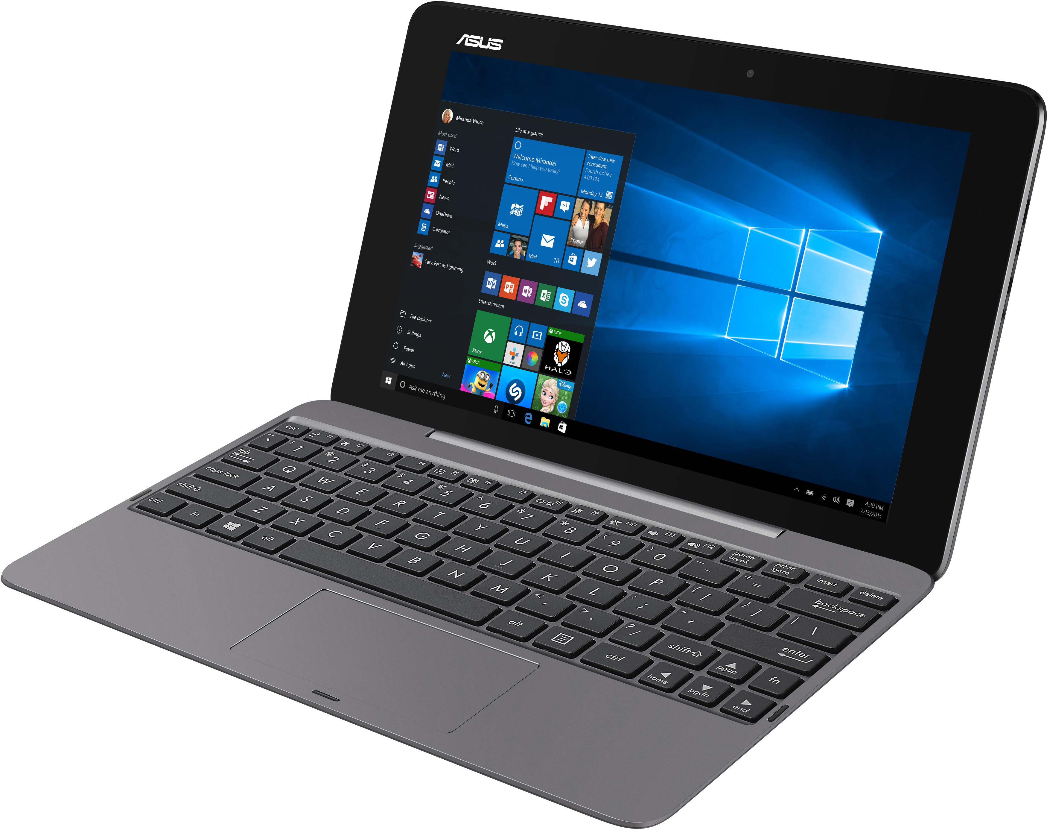 ASUS T100HA-FU003T - 10,1 Zoll - Intel® Atom® x5-Z8500 - 2 GB - 128 GB - Intel® HD Graphics - Windows 10 (64 Bit)
