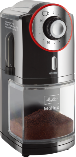 Melitta Molino Coffee Grinder 200g 100W Red
