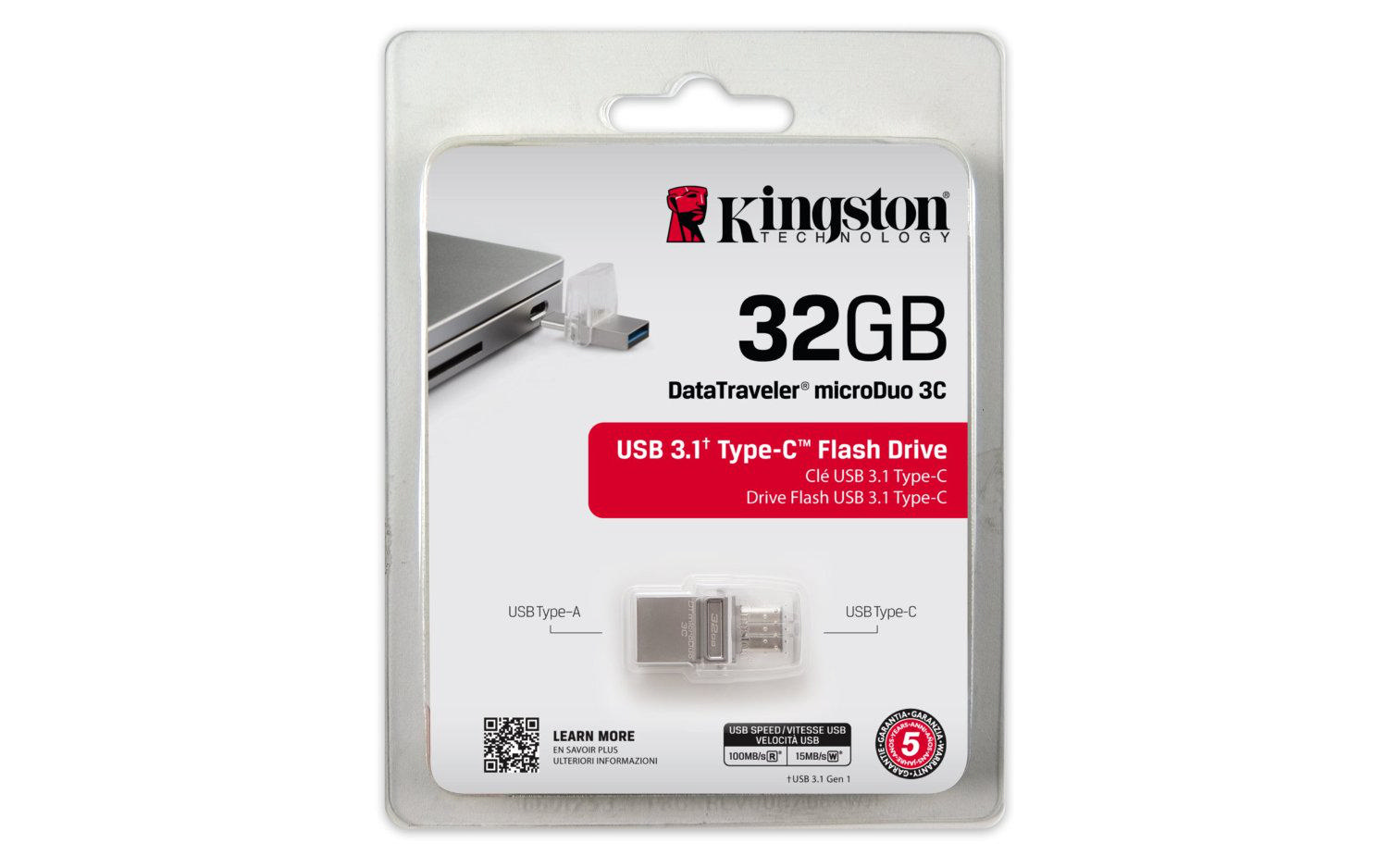 KINGSTON 32GB DT Micro Duo 3C USB 3.0/3.1 USB Bellek DTDUO3C/32GB