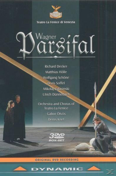 DVD-Cover. Eine Aufführungsszene von Wagners Parsifal im Teatro La Fenice di Venezia. Box-Set.