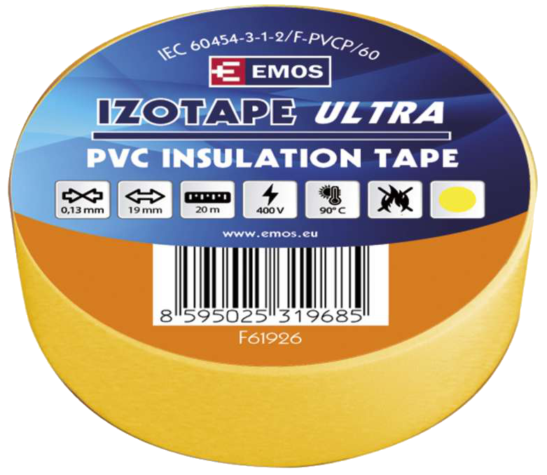 EMOS F61926 Sárga Szigetelő Szalag 19/20