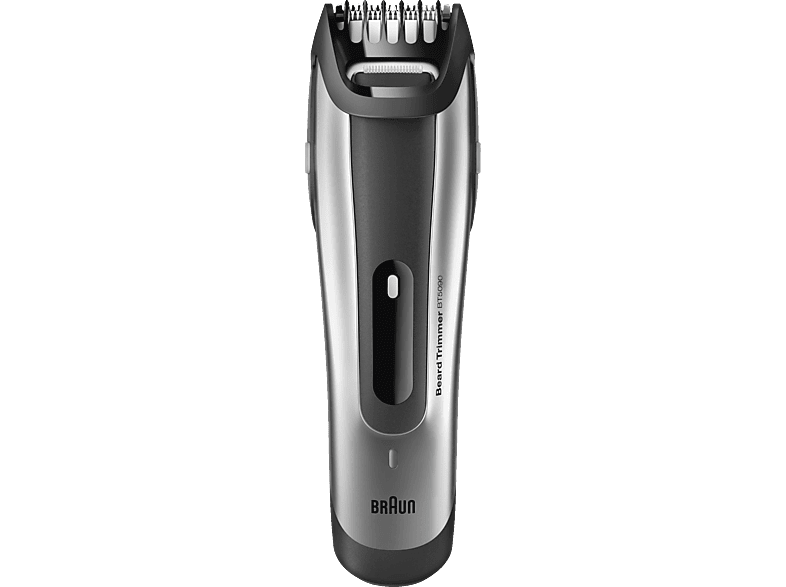 Recortadora Braun Bt5090 cortapelos beardtimmer barbero 5090 con ajustes de longitud 05 mm barberoperfilador negro gris 2 peines recargable plata 25 batería dual power autonomía 50 130185braun