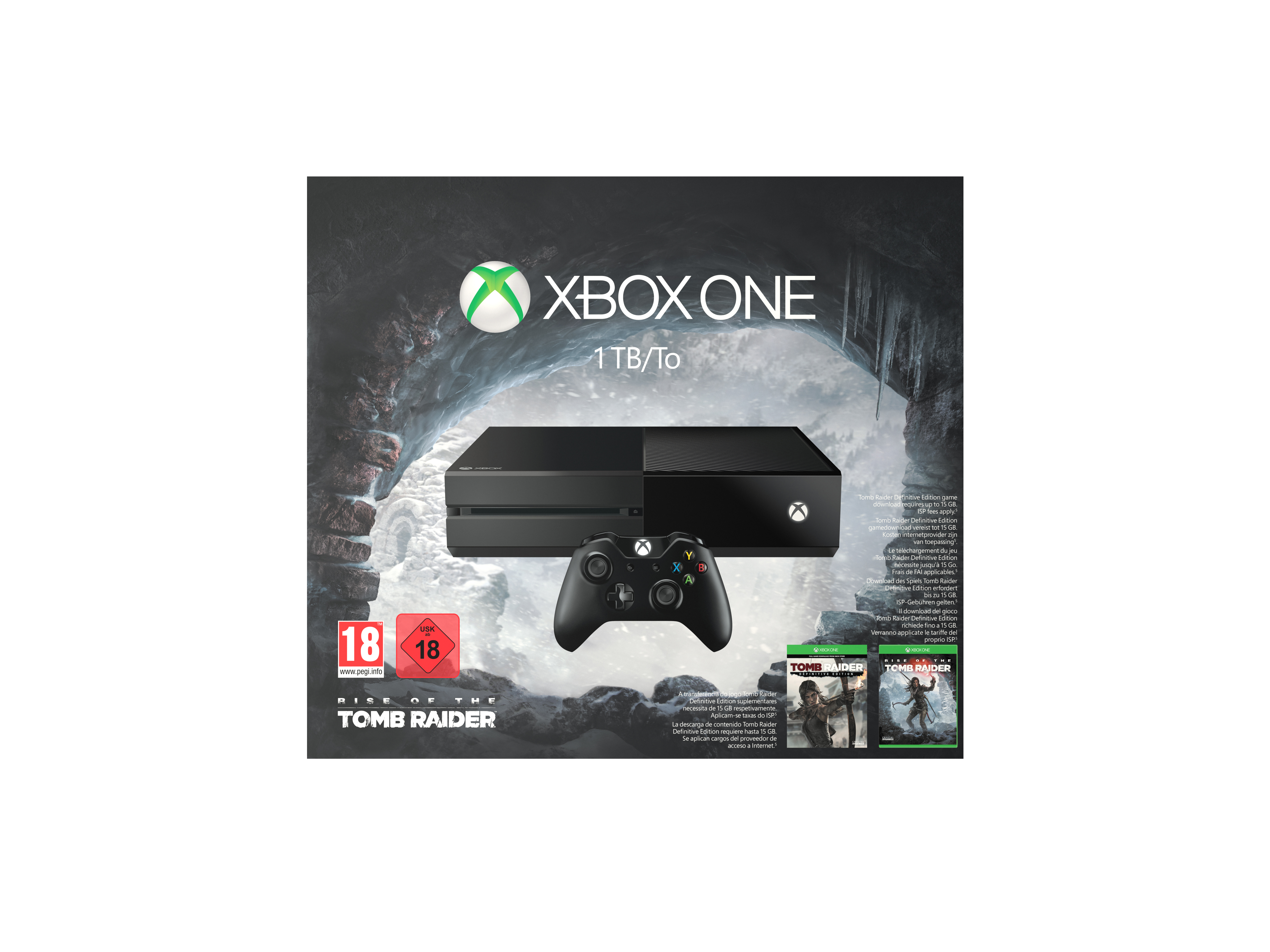 MICROSOFT Xbox One 1 TB Tomb Raider Bundle