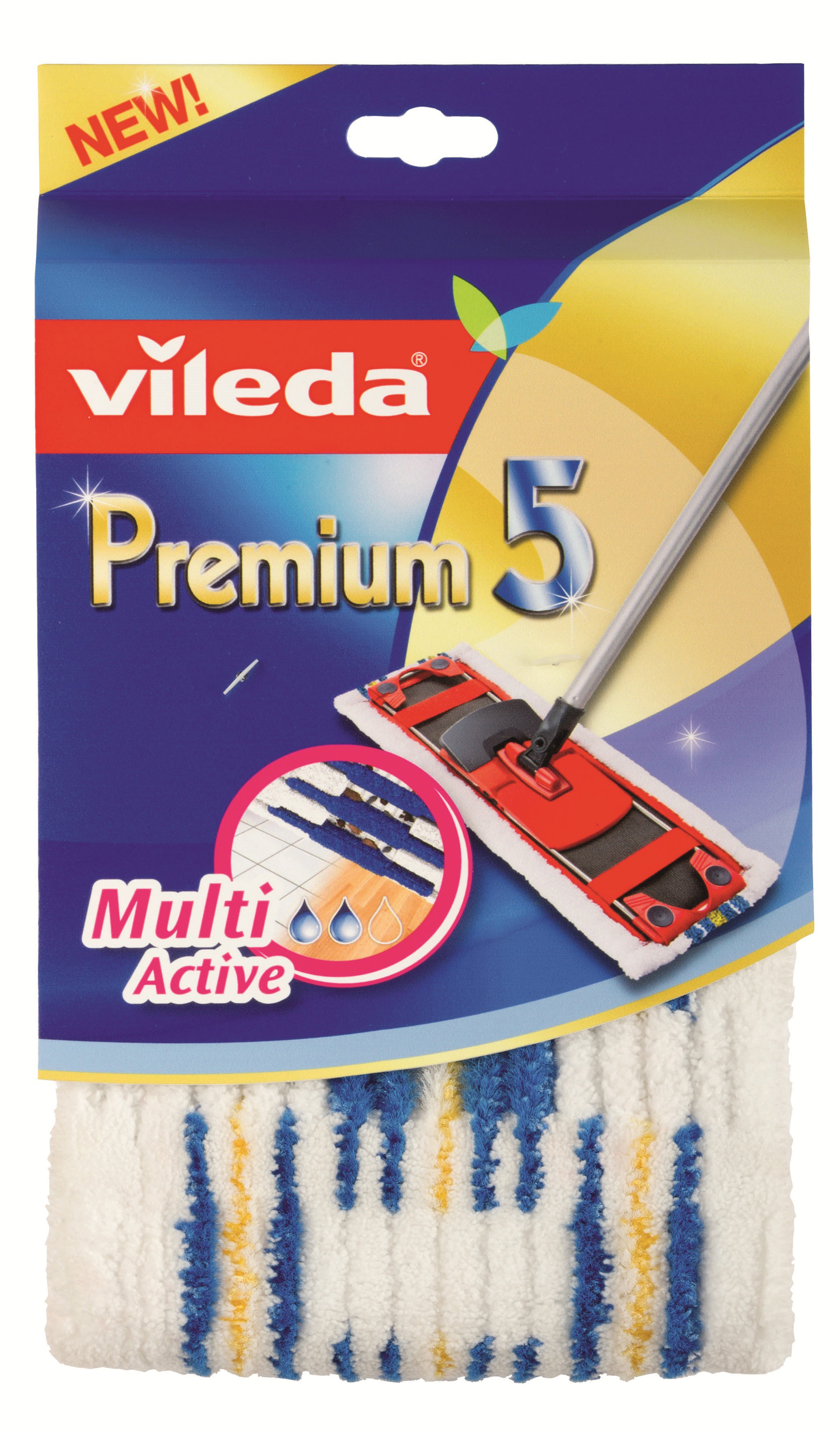 VILEDA 140780 Premium 5 Multi-Active, Wischbezug