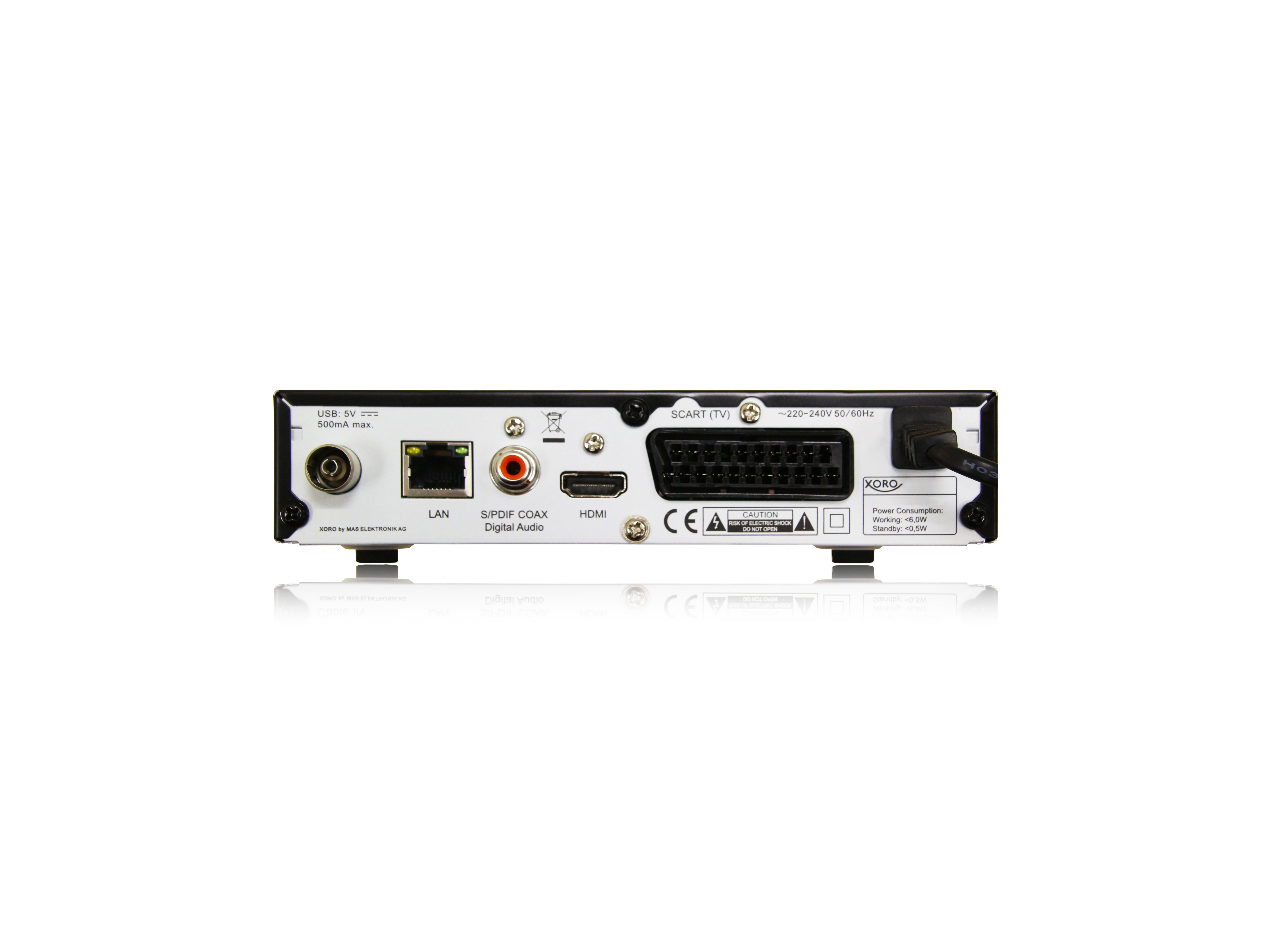 XORO HRT 7619 DVB-T2 HD Receiver (HDTV, DVB-T2 HD, Schwarz)