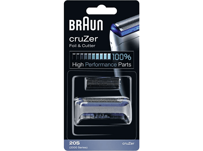 BRAUN cruZer scheerkop (20 S MULTI SILVER BLS COMBIPACK)