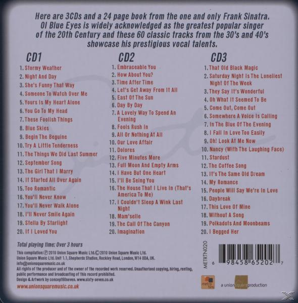 Years Of Sinatra - Golden The Frank (CD) Sinatra Frank -