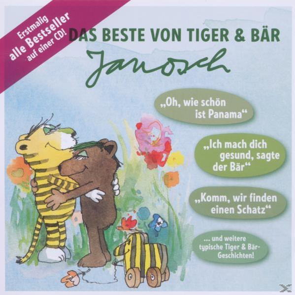 CD-Cover: Cartoon eines Bären und eines Tigers, die sich umarmen, mit Text auf Deutsch.