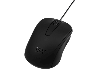 ISY IMC-1001 WIRED USB MOUSE BLACK - Maus (Schwarz)