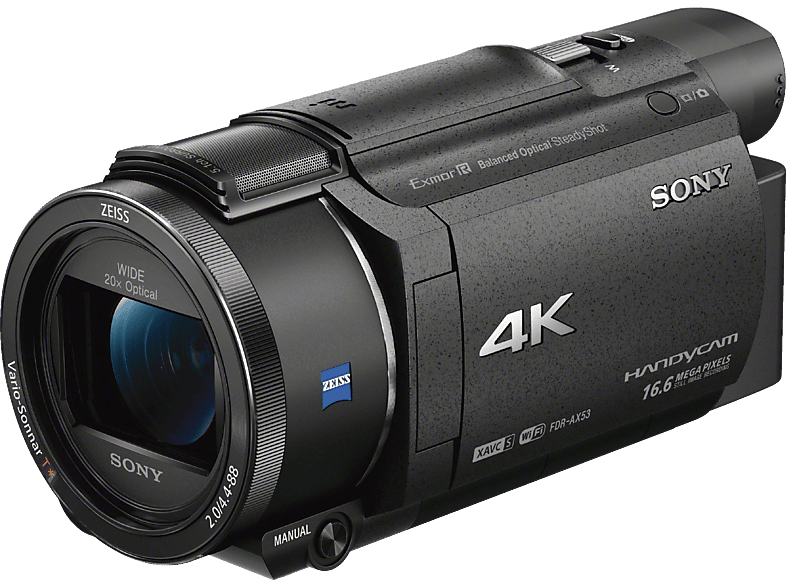 SONY FDR-AX53 Zeiss Camcorder , Exmor R CMOS 8,57 Megapixel, 20xopt. Zoom | Camcorder