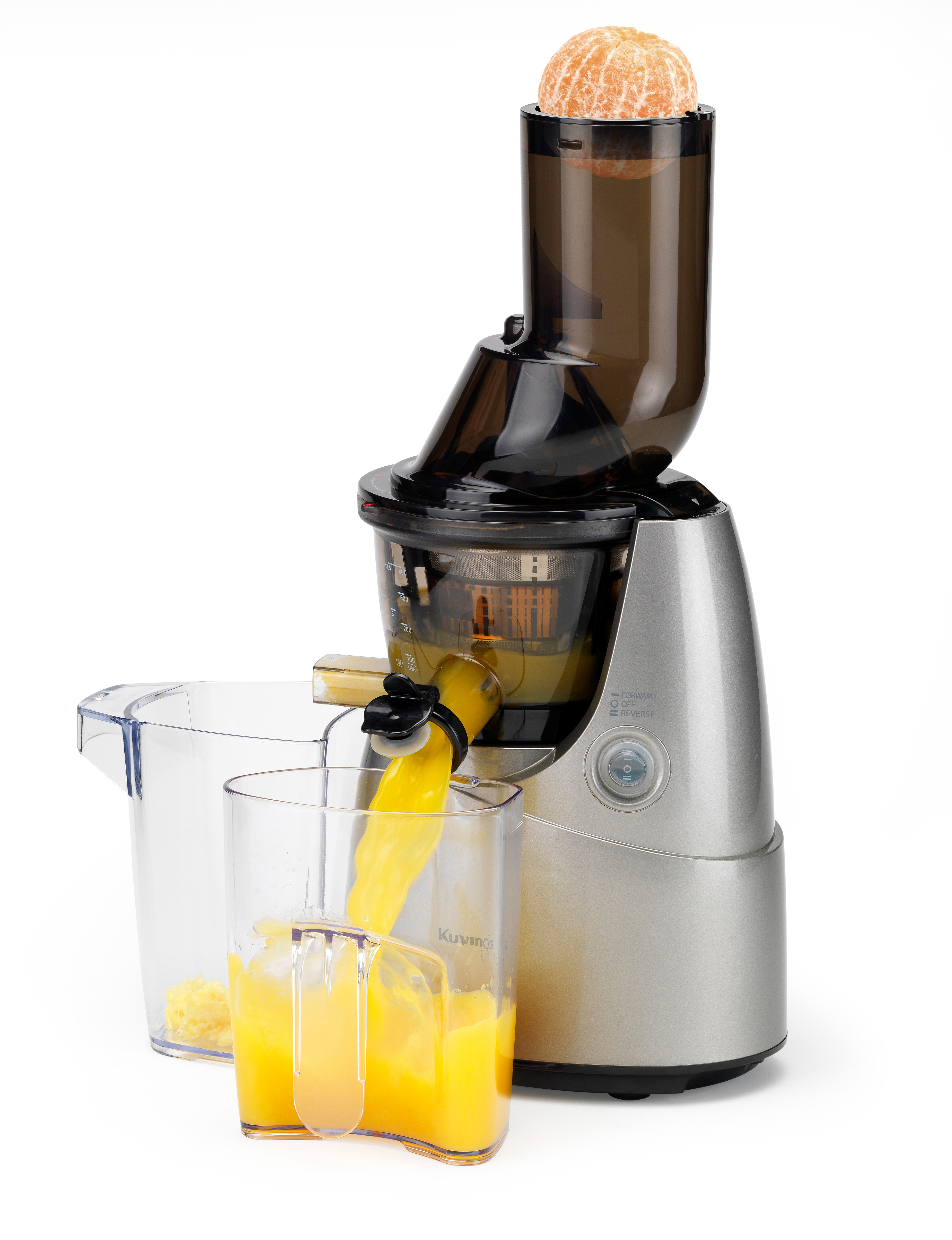 KUVINGS Whole Slow Juicer B 6000 S Slow Juicer 240 Watt, Silber