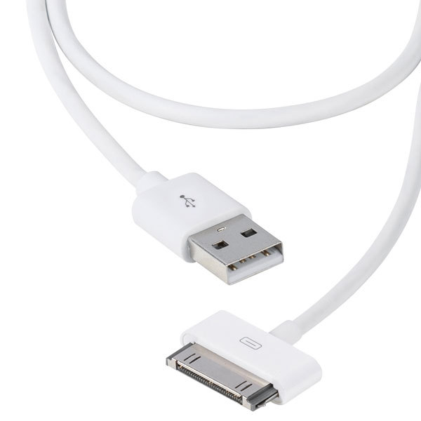 VIVANCO 35470 30-pins-USB-kabel 1,5 m wit/35470