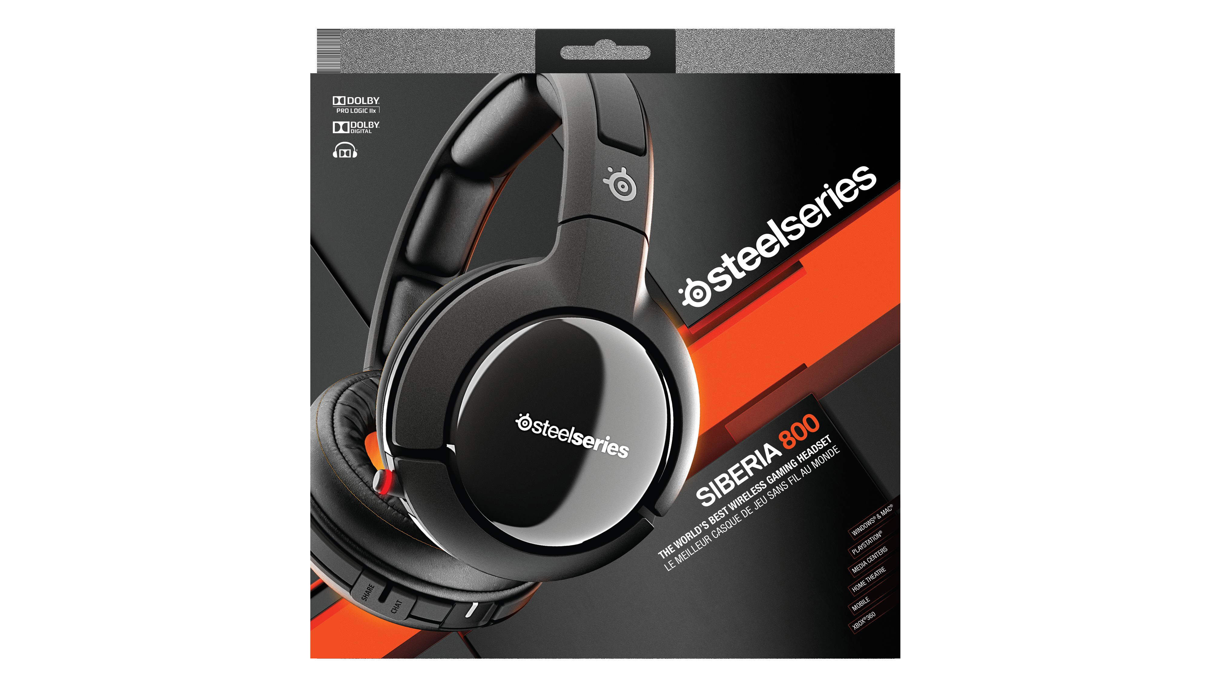 STEELSERIES Siberia 800, Over-ear Gaming Headset Schwarz