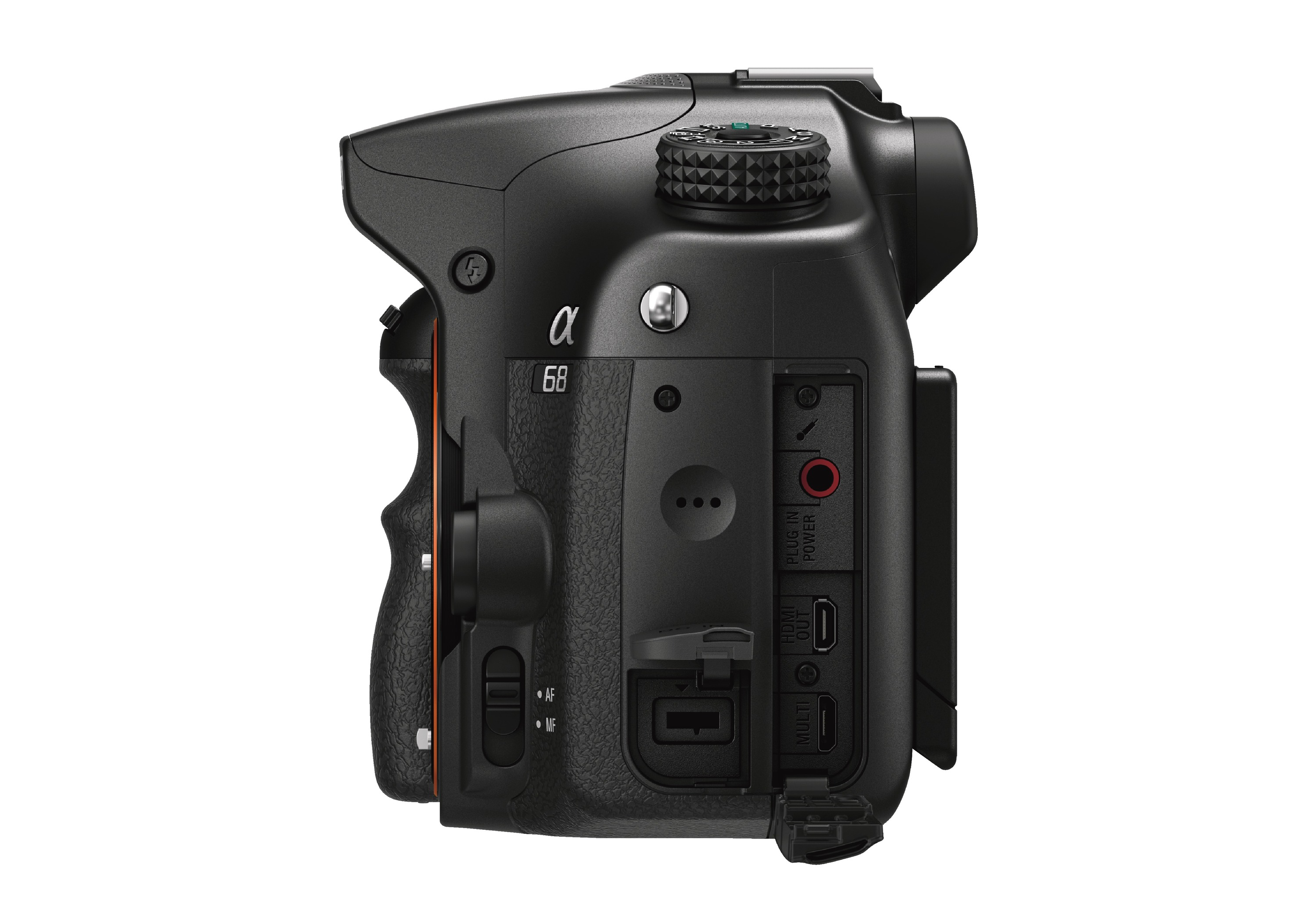 SONY Alpha 68 Kit (ILCA-68K) Spiegelreflexkamera, 24,2 Megapixel, Full-HD, 18-55 mm Objektiv (DT, SAM), Schwarz