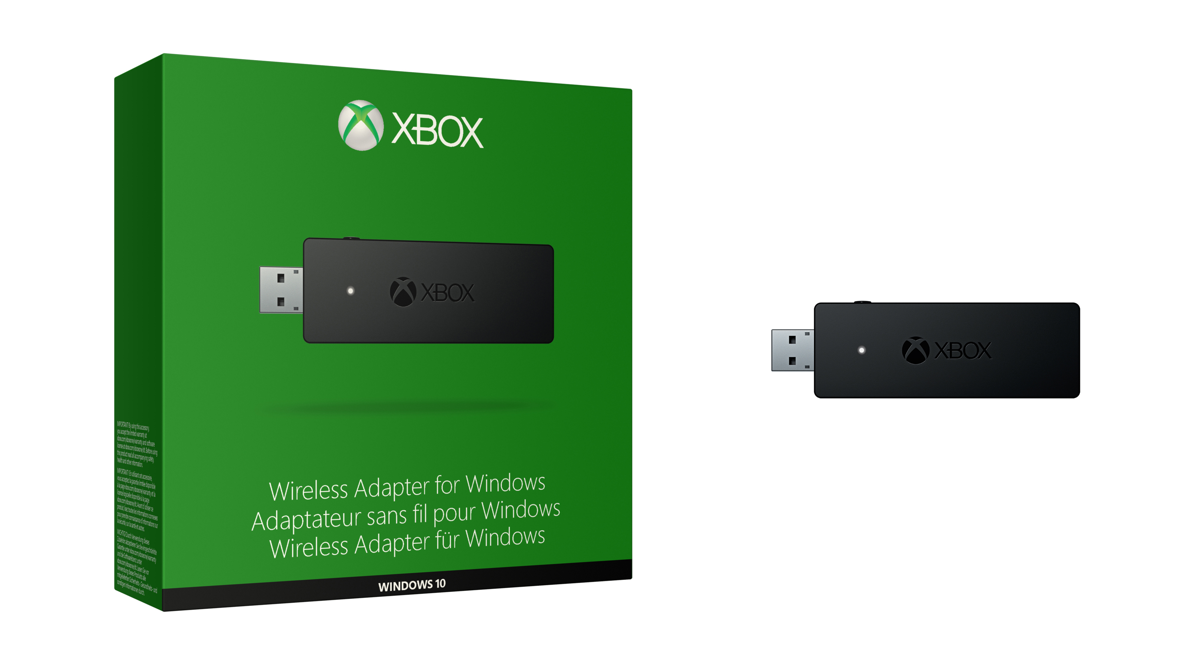 MICROSOFT Xbox One Wireless, Adapter für Windows, Schwarz