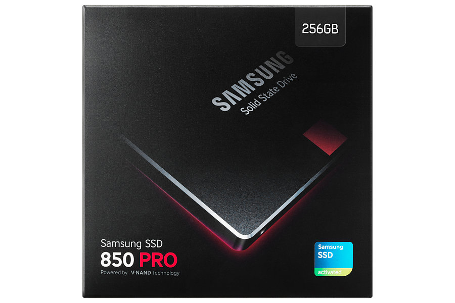 SAMSUNG 850 Pro Festplatte, 256 GB SSD SATA 6 Gbps, 2,5 Zoll