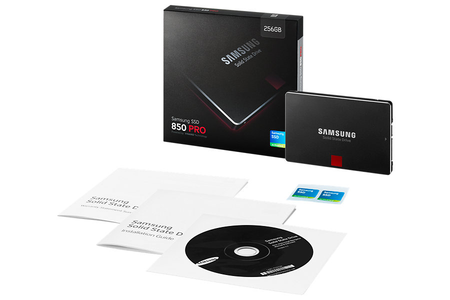 SAMSUNG 850 Pro Festplatte, 256 GB SSD SATA 6 Gbps, 2,5 Zoll