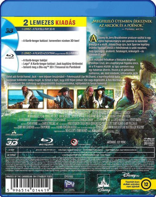 A Karib-tenger kalózai 4. - Ismeretlen vizeken (3D Blu-ray)