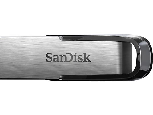 SANDISK Ultra Flair - USB-Stick  (64 GB, Silber/Schwarz)
