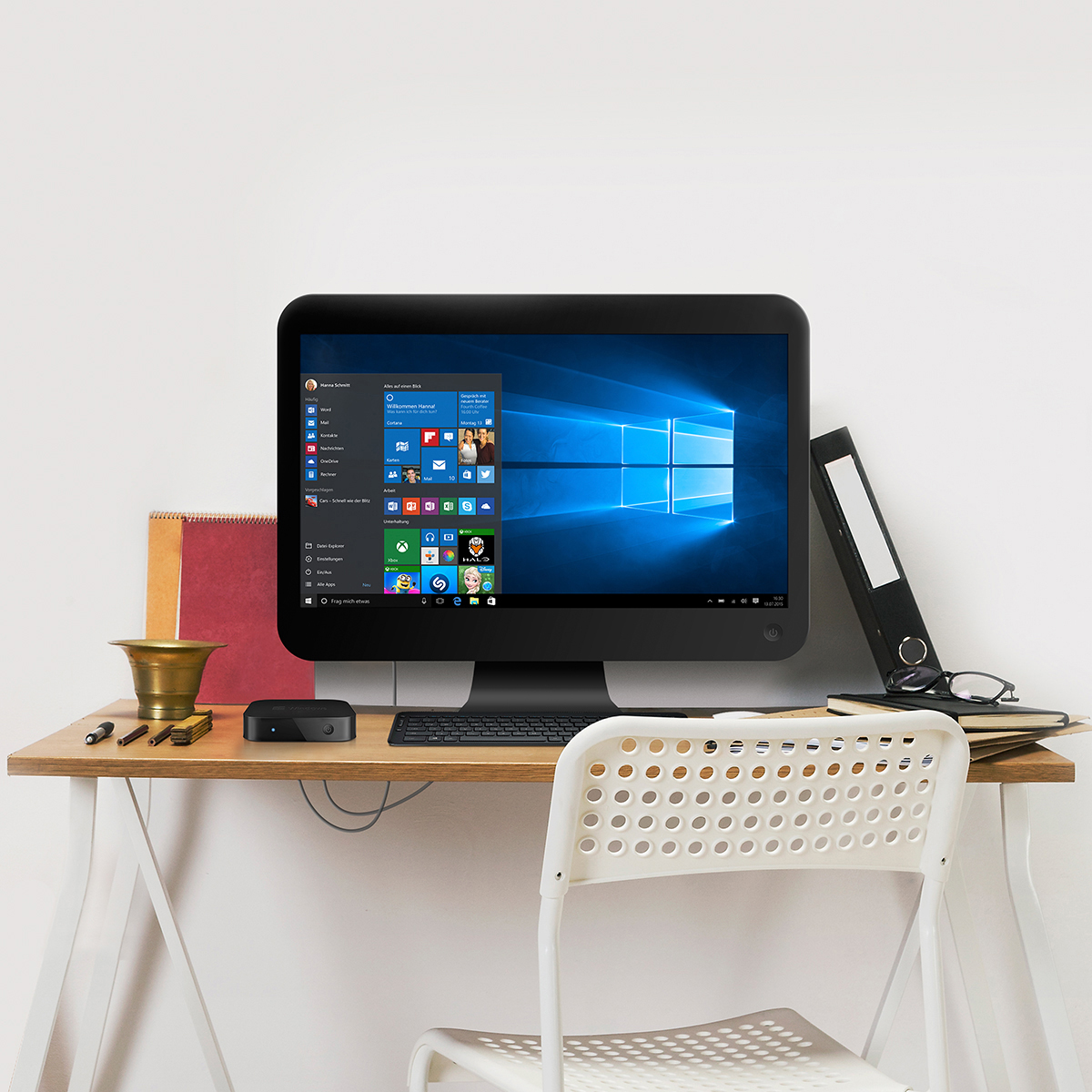TREKSTOR MiniPC W2 - Intel® Atom® Z3735F - 2 GB - 32 GB - Intel® HD Graphics - Windows 10 Home (64 Bit)