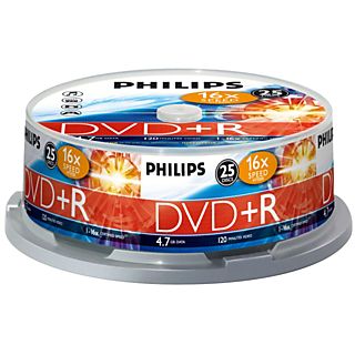 PHILIPS 25 Pack DVD+R 4.7 GB 16 x (DR4S6B25F/00 )