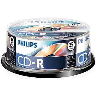 PHILIPS 25 Pack CD-R 700 MB 52 x (CR7D5NB25/00)