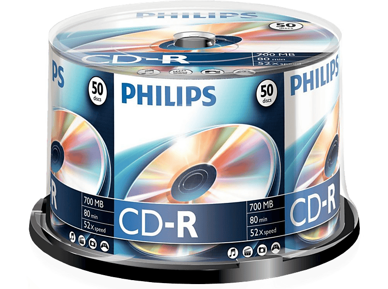 Philips CD-R 700MB 52x 50-Pack
