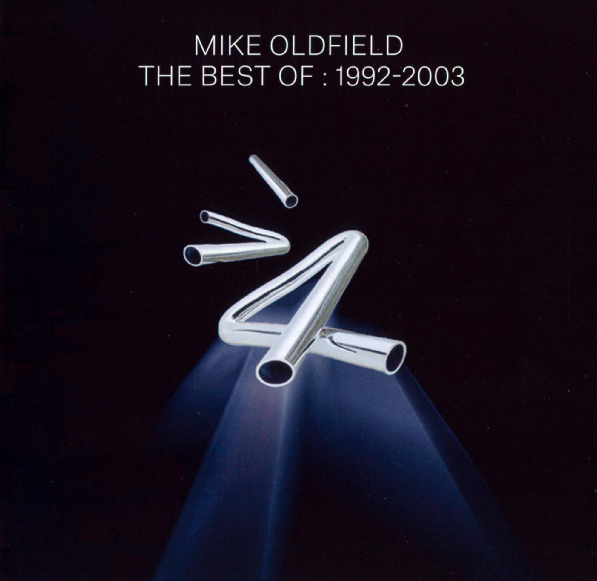 Albumcover mit silbernen Röhrenglocken, die vor schwarzem Hintergrund schweben, betitelt "The Best Of".