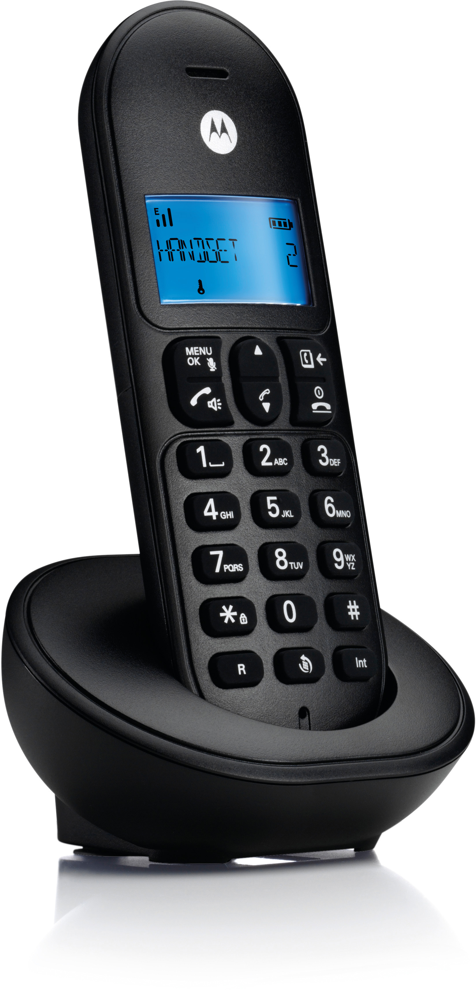 MOTOROLA T 101 Telefon Schwarz