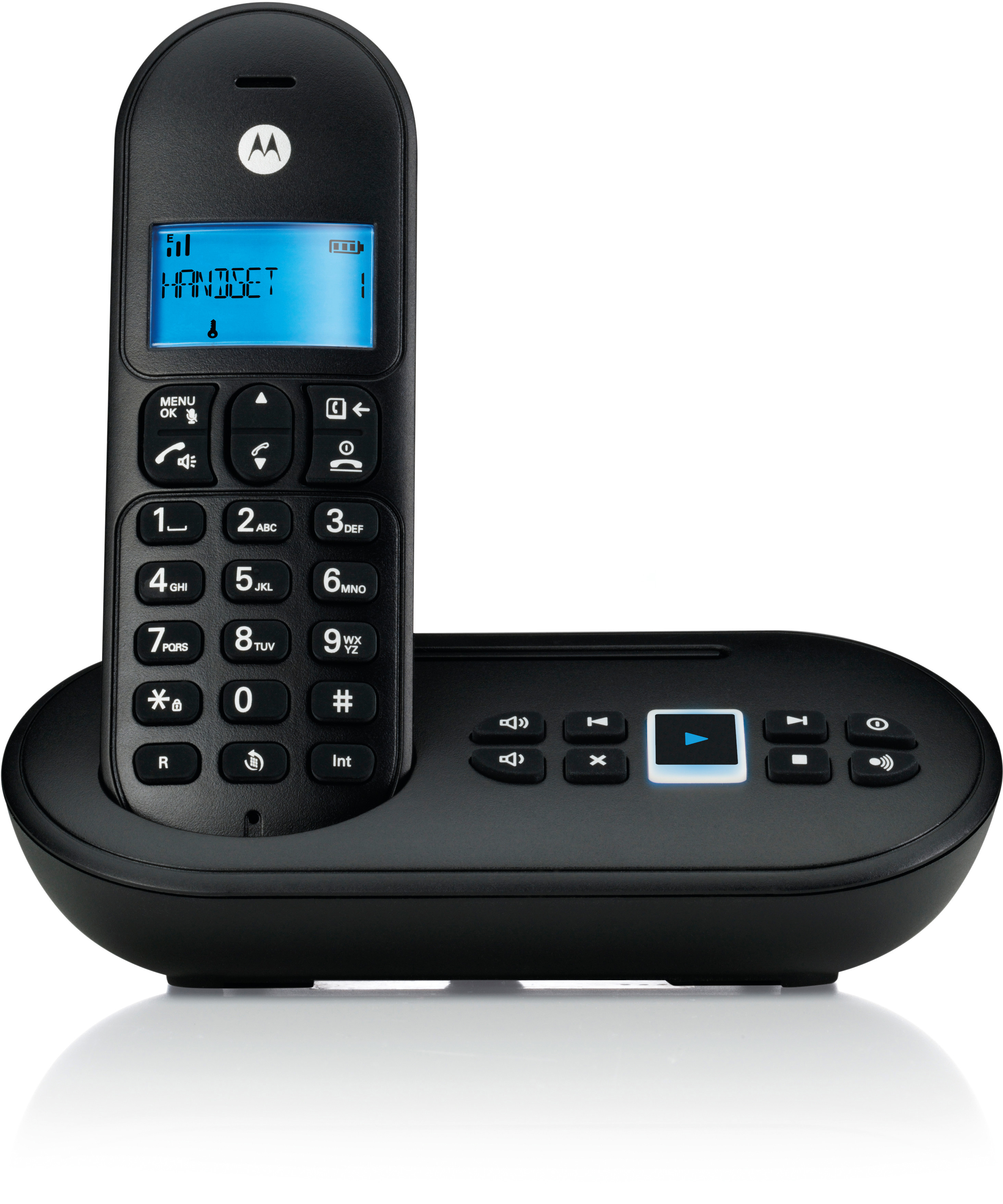 MOTOROLA T 111 Telefon Schwarz