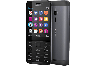 NOKIA 230 DualSIM Fekete Kártyafüggetlen Mobiltelefon + Telekom Domino kártya