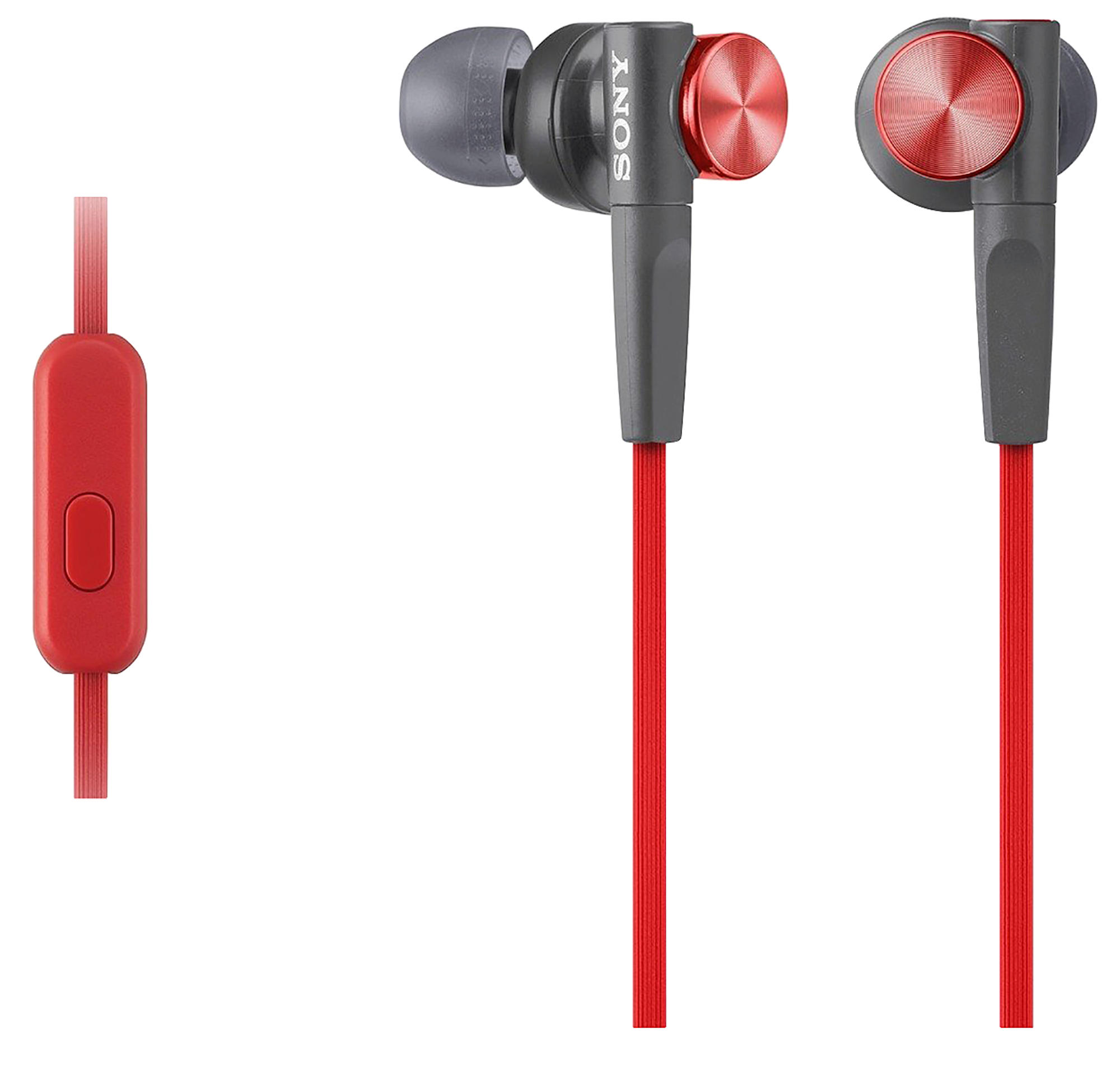 SONY XB50 Extra Bass Mikrofonlu Kulak İçi Kulaklık Kırmızı