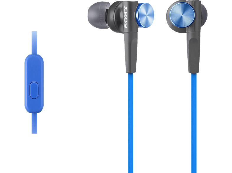 SONY MDR-XB50AP Extra Bass, In-ear Kopfhörer Blau