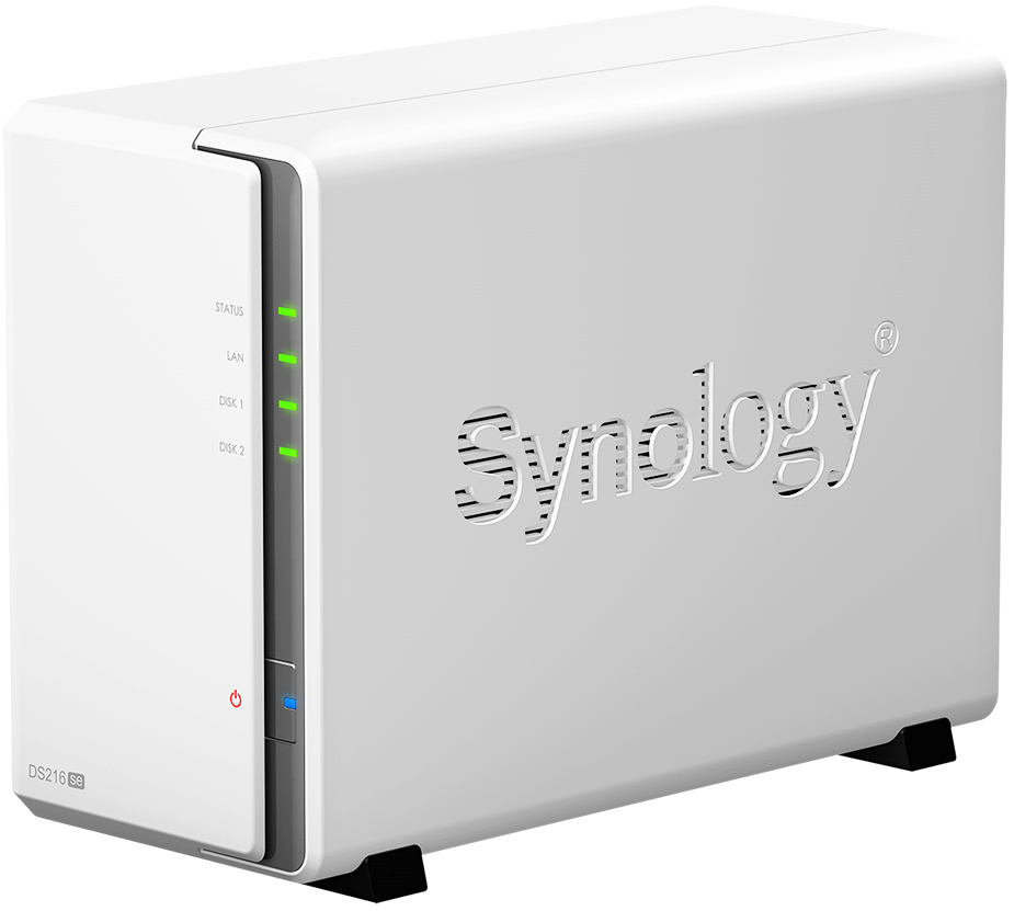 SYNOLOGY DS216se NAS-System Leergehäuse Weiß}
