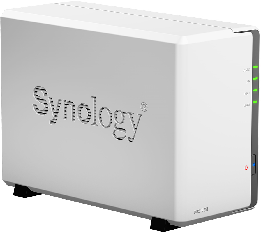 SYNOLOGY DS216se NAS-System Leergehäuse Weiß}
