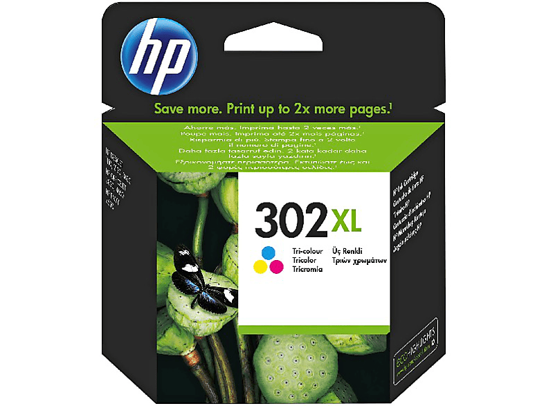 HP 302XL Magenta - Geel - Cyan (F6U67AE)