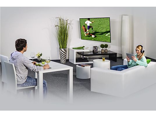 HAMA Fullmotion - TV-Wandhalterung (19 " bis 48 "), Schwarz