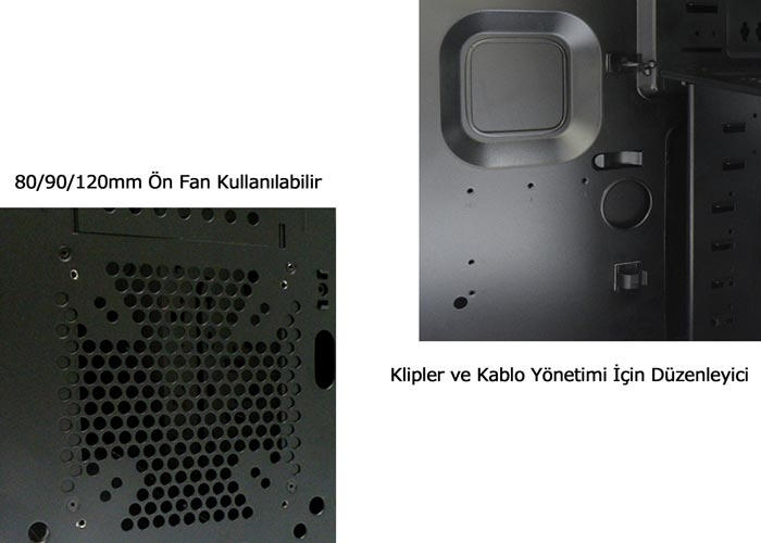 XIGMATEK CCM 47CBX E43 Asgard III 400 W Siyah 12cm Fanlı Bilgisayar Kasası
