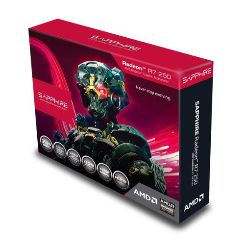 SAPPHIRE Radeon R7 250 2GB DDR3 128 Bit HDMI-DVI-D-VGA Ekran Kartı