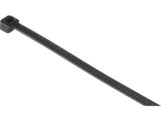 HAMA Colliers de serrage pour câbles, 140mm, noir - Attache de câble (Noir)
