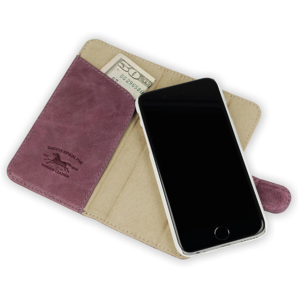 QIOTTI Q.Book Smart Magic Fine Purpur für Apple iPhone 6 Plus / 6s Plus, Bookcover, Apple, iPhone 6 Plus, iPhone 6s Plus, Purpur
