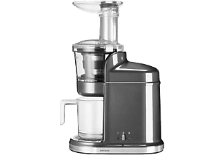 KITCHENAID Artisan Gyümölcs/Zöldséglé készítő slow juicer, Medálezüst KA5KVJ0111EMS 250W