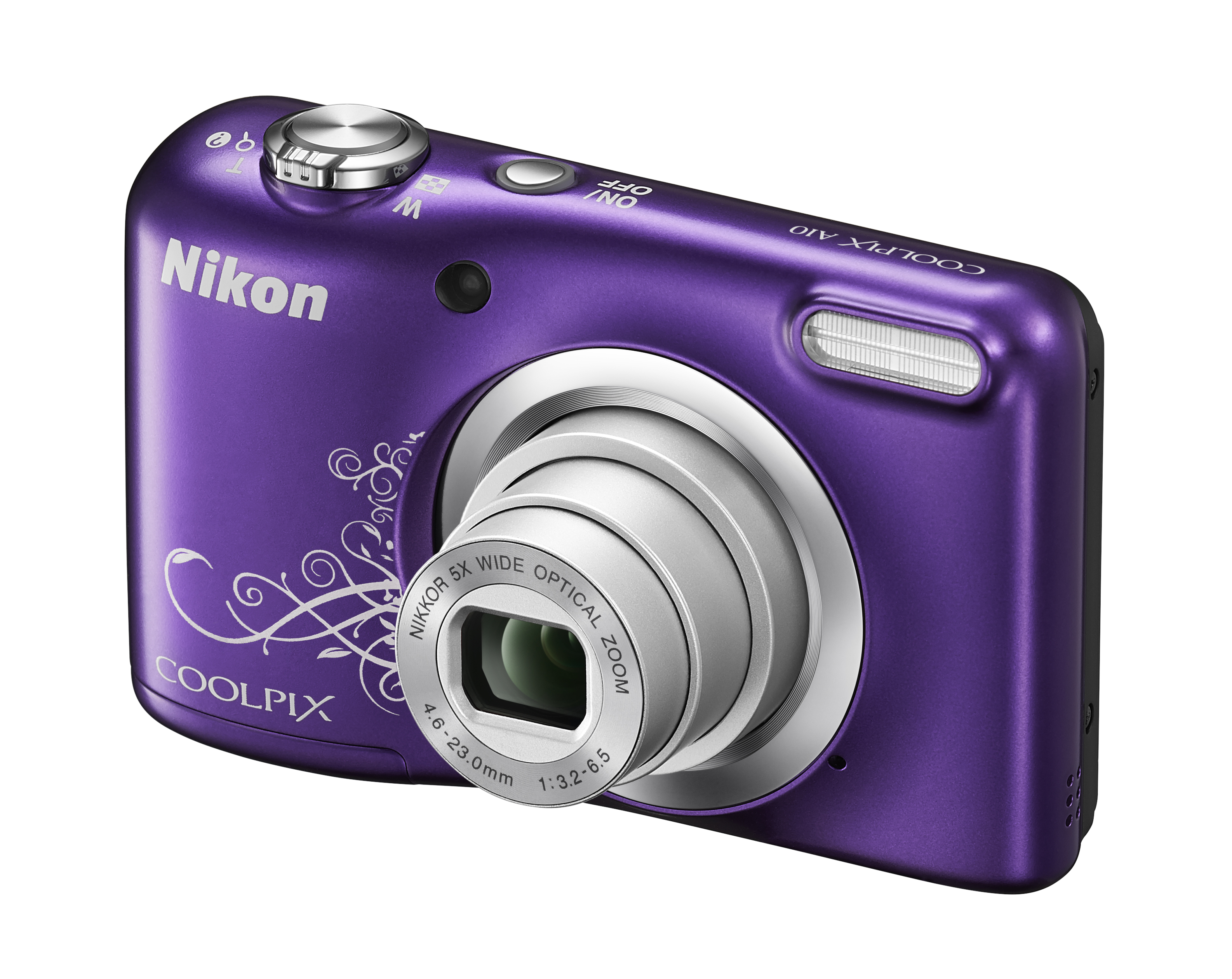 NIKON COOLPIX A10 Digitalkamera Violett, 5x opt. Zoom, LCD