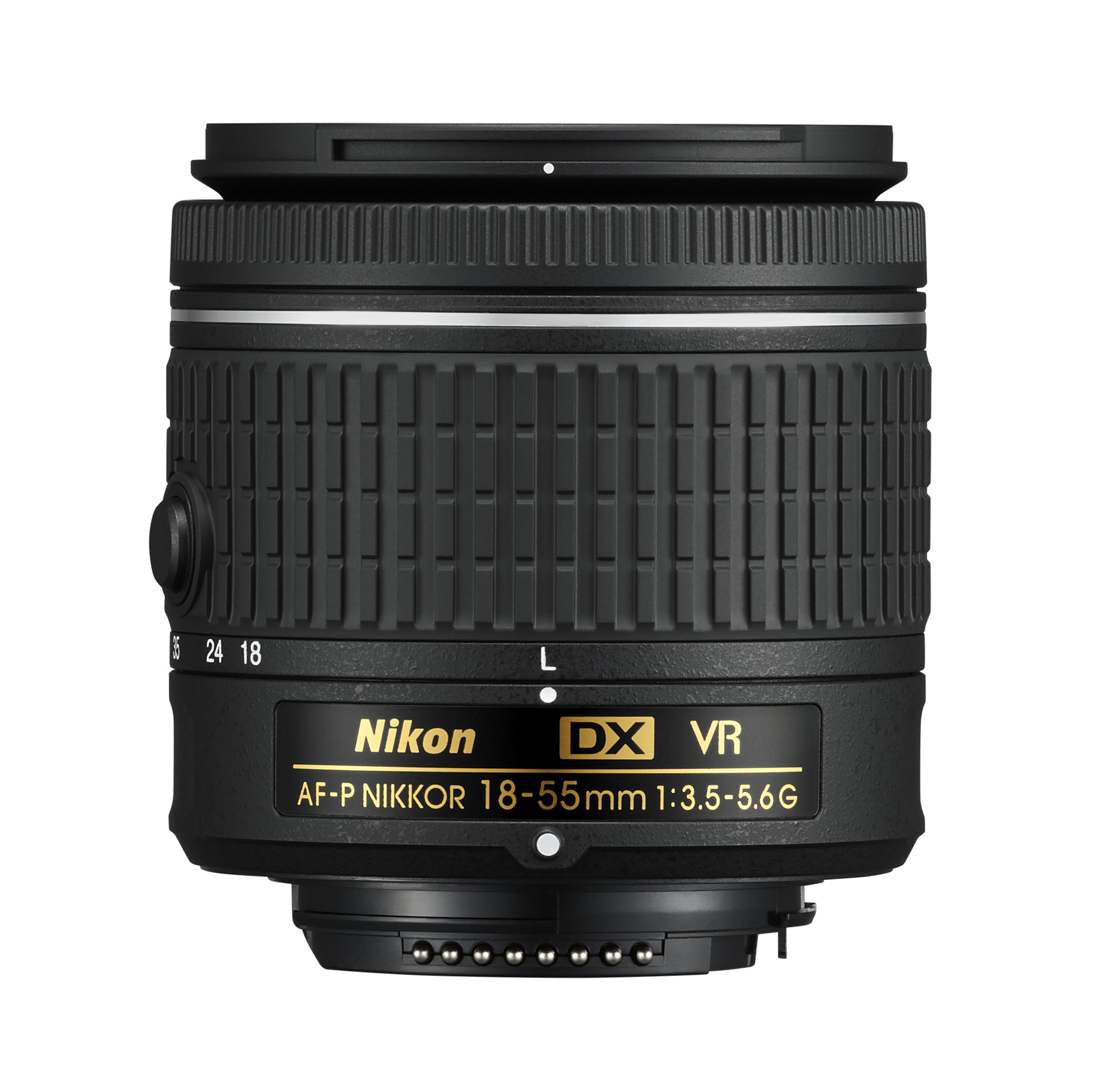 NIKON AF-P DX VR 18 mm - 55 mm f/3.5-5.6 AF-P, DX, VR (Objektiv für Nikon F-Mount, Schwarz)