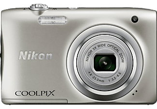 NIKON COOLPIX A100 Digitalkamera Silber, , 5x opt. Zoom, LCD